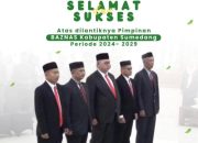 Media Jemari News .co.id – Mengucapkan Selamat dan Sukses atas di lantiknya pimpinan Baznas Kabupaten Sumedang Periode 2024-2029