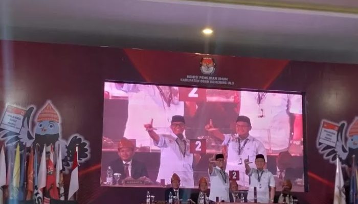 KPU Resmi Umumkan Pasangan BERTAJI Bupati dan Wakil Bupati OKU terpilih
