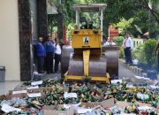 Polresta Cirebon Musnahkan Ribuan Miras Jelang Operasi Lilin Lodaya 2024