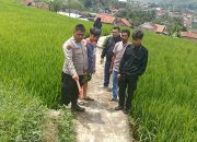 Polsek Kadungora Cek TKP Perempuan Tersambar Petir
