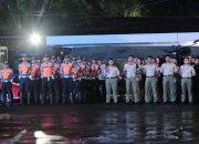 Personel Dishub Kota Bandung Siaga di Malam Tahun Baru