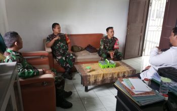 Babinsa Anjangsana ke Tokoh Masyarakat Blok Blancir Desa Cempaka