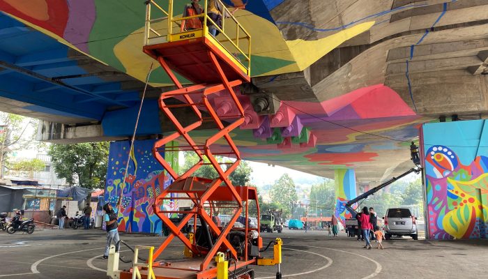 Mural Kolong Jembatan Pasupati Bakal Jadi Terpanjang di Indonesia