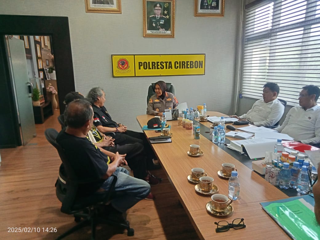 LSM Penjara Audensi Bersama Kapolresta Cirebon Ciptakan Kamtibmas Dan Penegakan Hukum