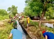Babinsa Pegambiran Ikuti Kegiatan Kerja Bakti.