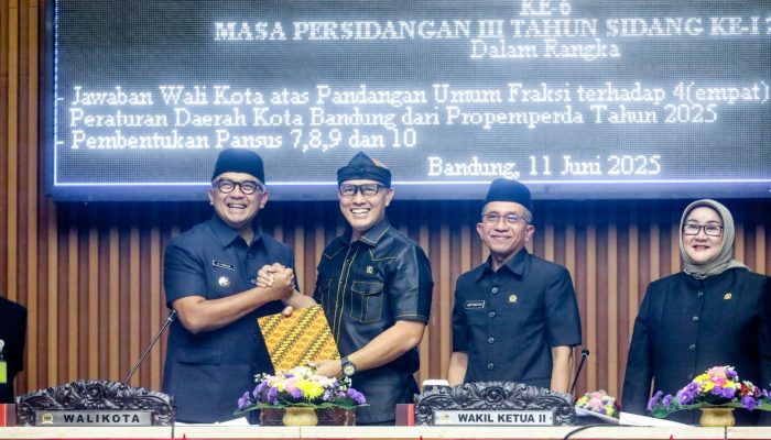 Wali Kota Bandung Sampaikan Jawaban Tertulis, DPRD Resmi Bentuk Pansus