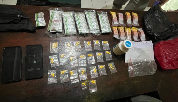 Polsek Singajaya Bekuk Tiga Pemuda, Gagal Curi Motor dan Kedapatan Simpan Ratusan Obat Terlarang