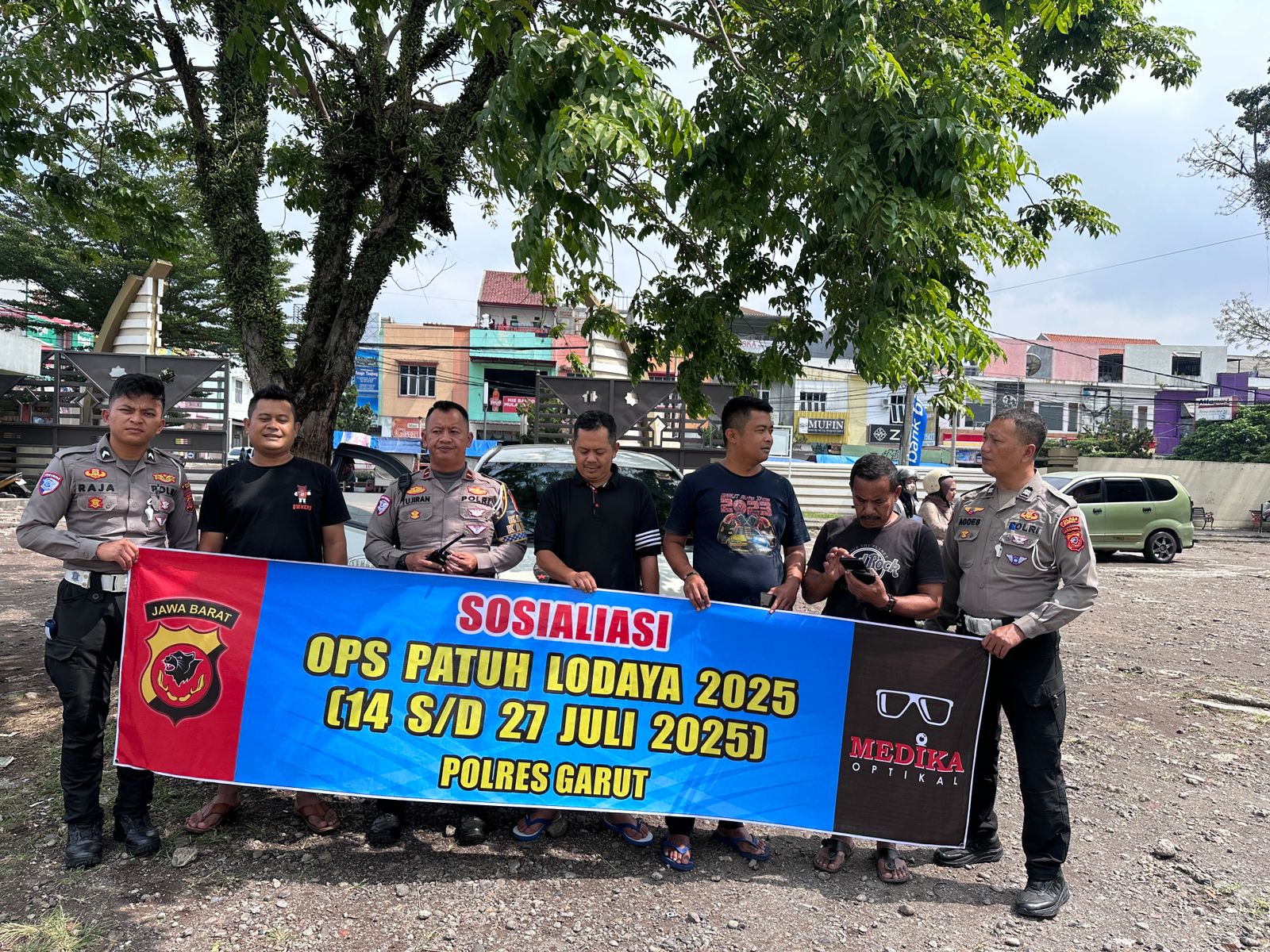 Polres Garut Sosialisasikan Ops Patuh Lodaya 2025 : Beri Edukasi Lalu Lintas